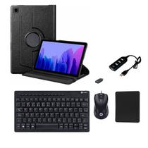 Capa para Tablet Samsung A7 T500 T505 10.4"+ Teclado e Mouse + Mouse Pad + HUb + OTG tipo C - Commercedai