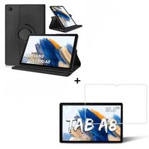Capa para Tablet Samsung Galaxy A8 10.5 Polegadas X200 X205 Giratória + Película de Vidro 10.5 (2022)