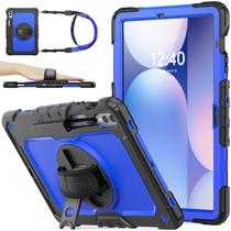 Capa para tablet SEYMAC Stock para Samsung Galaxy Tab S10 Plus/S9 Plus 5G 12,4" com protetor de tela e porta-lápis, azul Capa para tablet SEYMAC Stock para Samsung Galaxy Tab S10 Plus/S9 Plus 5G 12,4" com protetor de tela e porta-lápis, azul