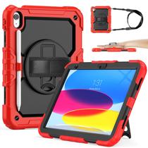 Capa para tablet SIBEITU para iPad 10,9", 11ª e 10ª geração, vermelha robusta Capa para tablet SIBEITU para iPad 10,9", 11ª e 10ª geração, vermelha robusta