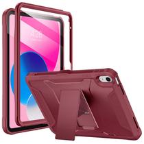 Capa para tablet Soke iPad 11" A16 2025 e 10,9" 10ª geração vermelha