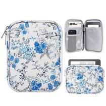 Capa para tablet TiMovo para Kindle Paperwhite, flor azul de 6-7 polegadas Capa para tablet TiMovo para Kindle Paperwhite, flor azul de 6-7 polegadas
