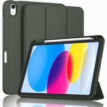 Capa para tablet Zryxal para iPad 11" (2025) e 10,9" (2022) verde escuro