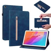 Capa para tablet ZXL com design de zíper para Huawei MatePad T10s 10,1/T10 9,7 polegadas azul