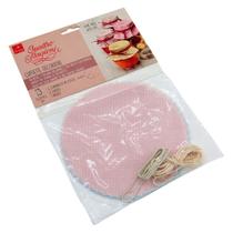 Capa para Tampa Pote Bormioli Rocco Tecido Muticol 25cm