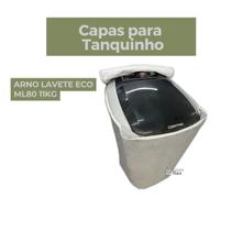 Capa para tanquinho arno lavete eco ml80 11kg impermeável flex