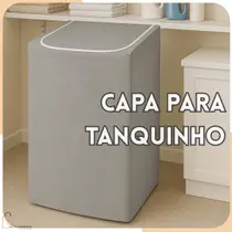 Capa Para Tanquinho Com Ziper Colormaq Lavamax 13kg 15kg 16kg 20Kg