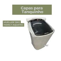 Capa para tanquinho mueller 12kg family aquatec impermeável flex