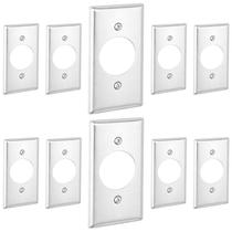 Capa para tomada OHLECTRIC 4x2 pol. em metal, kit com 10 Capa para tomada OHLECTRIC 4x2 pol. em metal, kit com 10