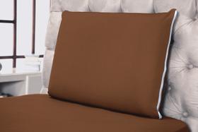 Capa para Travesseiro de 50x70cm Marrom