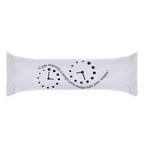 Capa para Travesseiro de Corpo Estampada Aconchego 1,30m x 38cm 01 Peça