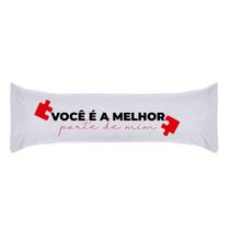 Capa para Travesseiro de Corpo Estampada Aconchego 1,30m x 38cm 01 Peça