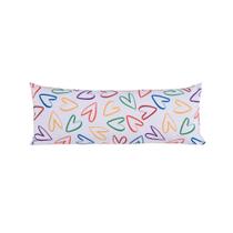 Capa Para Travesseiro Fofuxão Colorê 1 Peça 1,46m x 46cm 100% Poliéster Com Zíper - Love Capa Para Travesseiro Fofuxão Colorê 1 Peça 1,46m x 46cm 100% Poliéster Com Zíper - Love