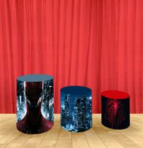 Capa Para Trio De Mesas Cilindro Homem Aranha 1 Capa Para Trio De Mesas Cilindro Homem Aranha 1