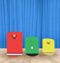 Capa Para Trio De Mesas Cilindro turma dos amigos 1