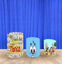 Capa Para Trio De Mesas Cilindro turma dos amigos 2