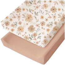 Capa para trocador Konssy, pacote com 2 unidades, algodão, 81 x 41 cm, caramelo Capa para trocador Konssy, pacote com 2 unidades, algodão, 81 x 41 cm, caramelo