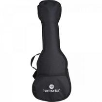 Capa Para Ukulele Harmonics Nylon Preta Capa Para Ukulele Harmonics Nylon Preta