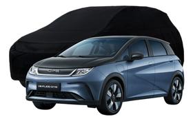Capa Para Veiculo Elétrico Byd Tecido Macio Elástico Preto Capa Para Veiculo Elétrico Byd Tecido Macio Elástico Preto