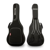 Capa Para Violão Acolchoada Deus é Fiel Preta Voik BG41060