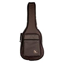 Capa Para Violao Folk Extra Bolso Cargo - Nylon 600 - Marrom Capa Para Violao Folk Extra Bolso Cargo - Nylon 600 - Marrom