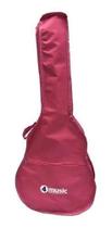 Capa Para Violão Infantil Simples Rosa Com Alças E Bolso Capa Para Violão Infantil Simples Rosa Com Alças E Bolso
