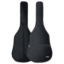 Capa Para Violão Simples Voik CV-4101P Preta C/ Bolso e Alça