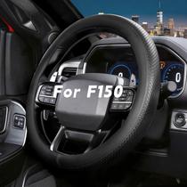 Capa para volante Noplkdss Ford F-150 39-40 cm preta