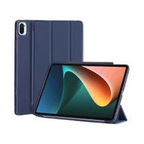 Capa Para Xiaomi Mi Pad 5/5 pro 2021 De 11 Polegadas Com Frente Lisa E Traseira Macia, Função Auto Capa Para Xiaomi Mi Pad 5/5 pro 2021 De 11 Polegadas Com Frente Lisa E Traseira Macia, Função Auto
