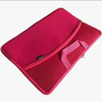 Capa Pasta Bolsa para Notebook Maleta Neoprene rosa pink 15.6"