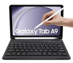 Capa Pasta Com Teclado Bluetooth + Caneta Para Tablet Galaxy A9 8.7