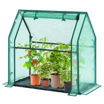 Capa PE portátil Mini Greenhouse Ohuhu 91x46x84cm