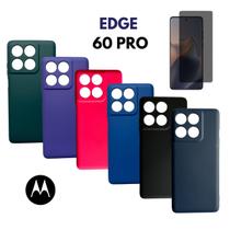 Capa + Pel. Privativa Gel Compativel Para Moto Edge 60 Pro