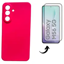 Capa + Pel Vidro 3D Compatível Para Samsung Galaxy M56 5G