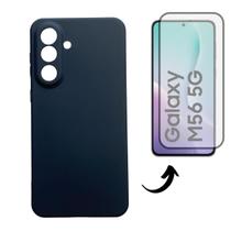Capa + Pel Vidro 3D Compatível Para Samsung Galaxy M56 5G