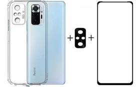 Capa + Pelicula 3d + Camera Para Redmi Note 10 Pro / Pro Max Capa + Pelicula 3d + Camera Para Redmi Note 10 Pro / Pro Max