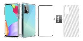 Capa + Pelicula 3d + P Camera + P Traseira Para Galaxy A52 Capa + Pelicula 3d + P Camera + P Traseira Para Galaxy A52