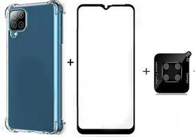 Capa + Pelicula 3d + Pel Camera + P Traseira Para Galaxy A12