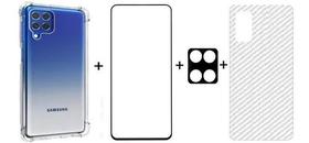 Capa + Pelicula 3d + Pel Camera + P Traseira Para Galaxy M62