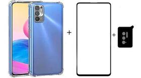 Capa + Pelicula 3d + Pelicula Camera Para Redmi Note 10 5g Capa + Pelicula 3d + Pelicula Camera Para Redmi Note 10 5g