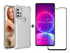 Capa + Pelicula 3d Resistente De Vidro Para Moto G20