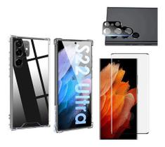 Capa+ Película 9d+ Lente Da Câmera Para Galaxy S22 Ultra 5g