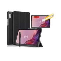 Capa + Película + Caneta Touch Para Tablet Lenovo M9