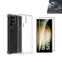 Capa, Película Cerâmica e Lente Para Câmera Galaxy S23 Ultra - Jodda