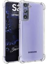 Capa + Película Cerâmica + P Câmera + Fibra Para Galaxy S21