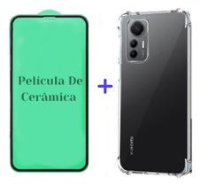 Capa + Película Cerâmica Xiaomi Mi 12 Lite - Proteção Máxima Capa + Película Cerâmica Xiaomi Mi 12 Lite - Proteção Máxima