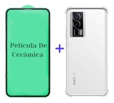 Capa + Película Cerâmica Xiaomi Poco F5 Pro - Proteção Slim