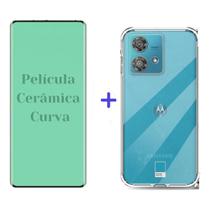 Capa + Película Curva Motorola Moto Edge 40 Neo - Proteção Capa + Película Curva Motorola Moto Edge 40 Neo - Proteção
