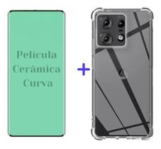 Capa + Película Curva Motorola Moto Edge 50 Pro - Proteção