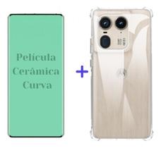 Capa + Película Curva Motorola Moto Edge 50 Ultra - Proteção